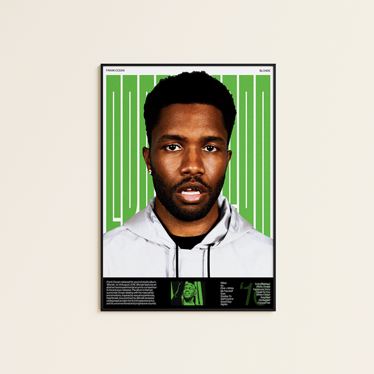 Frank Ocean Blonde Poster