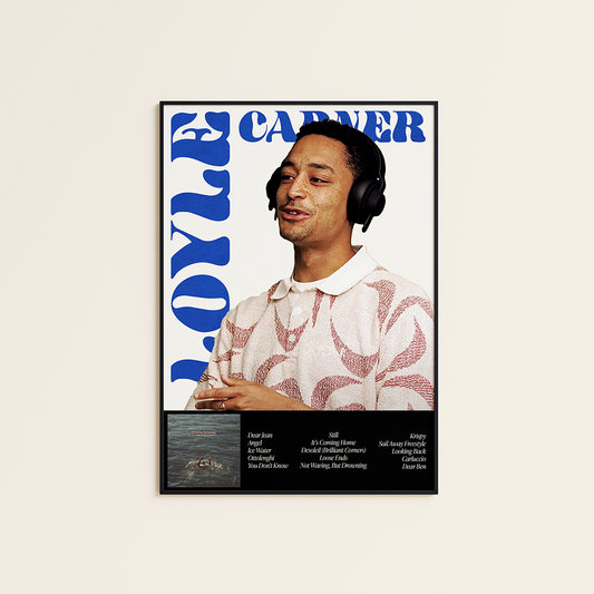 Loyle Carner Not Waving, But Drowning Poster